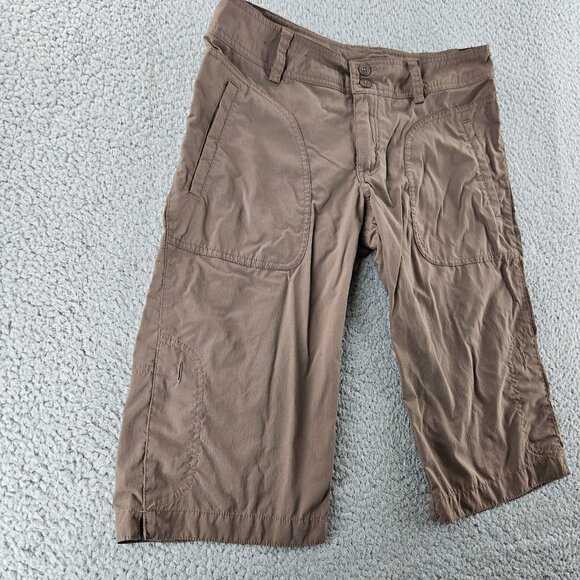 Patagonia Shorts Womens 4 Outdoor Hiking Nylon Stretch Trail Lightweight - Picture 3 of 13